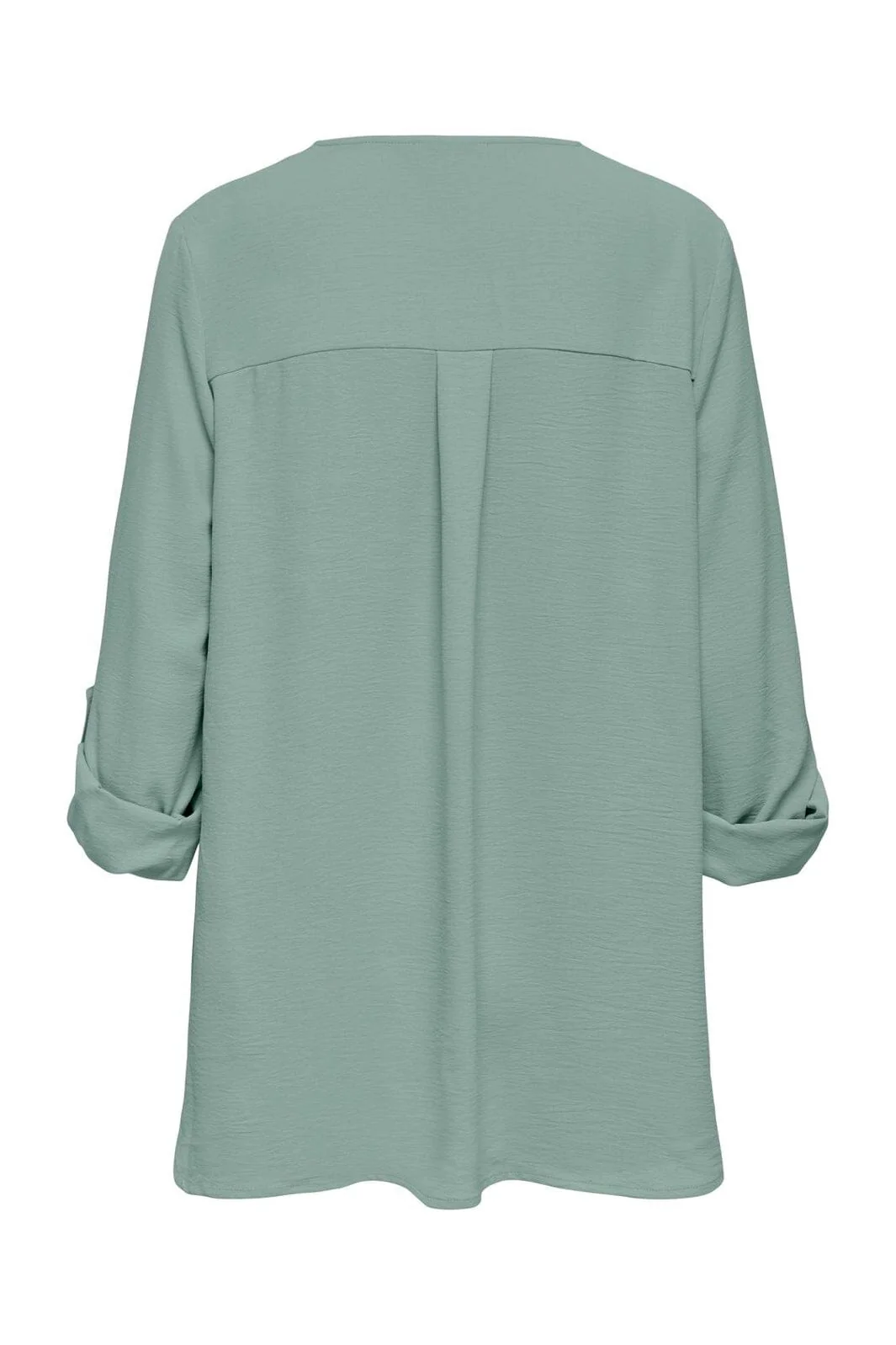 Only - Onljana Mette V-Neck Ls Shirt - 5013642 Jadeite - Image 2