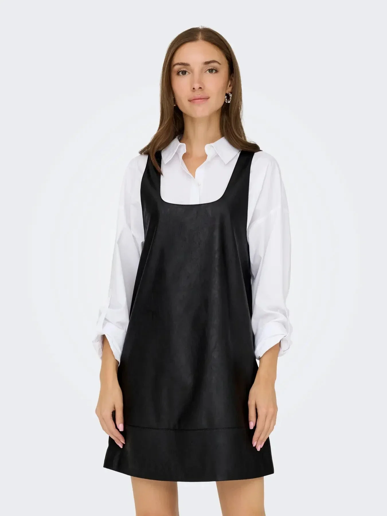 Only - Onljosie Faux Leather Dress Cc - 4775725 Black - Image 2