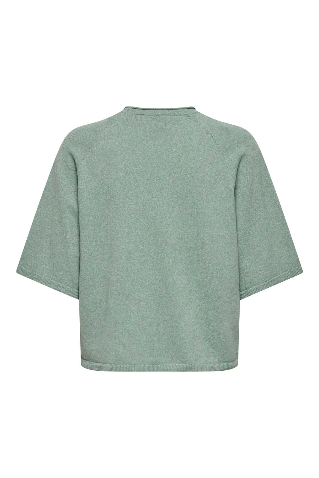 Only - Onlloyal 2/4 O-Neck Knt - 4979626 Chinois Green Melange - Image 5