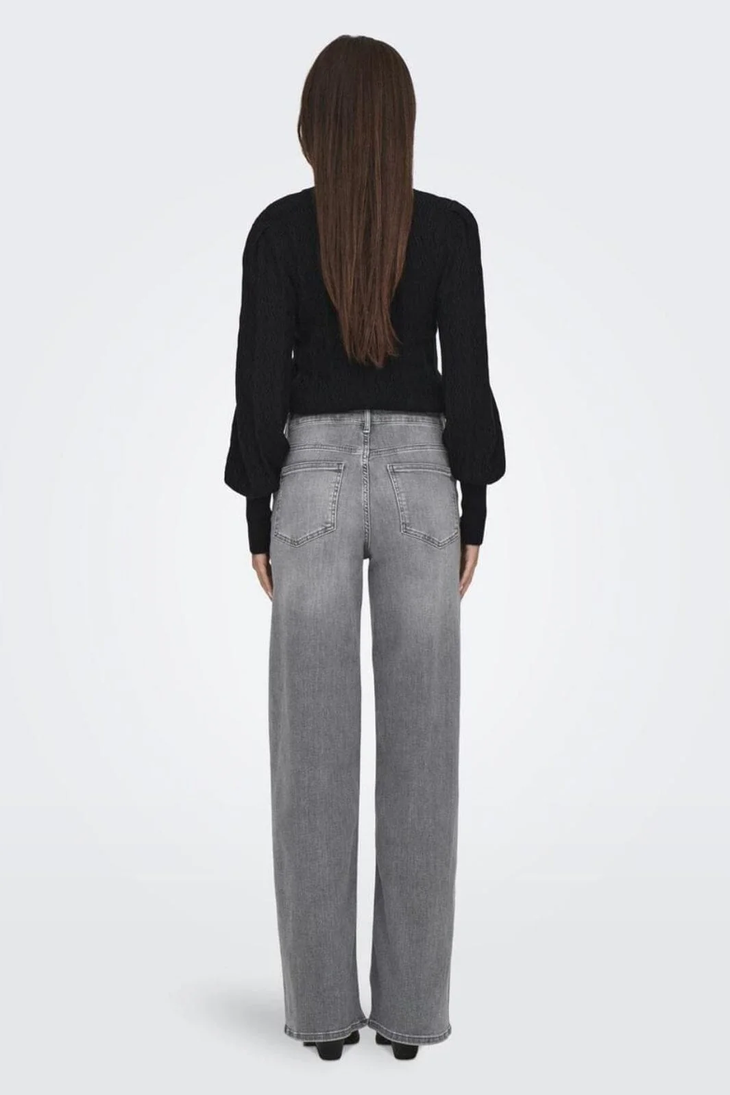 Only - Onlmadison Blush Wid Rea0938 - 4572092 Light Grey Denim - Image 7
