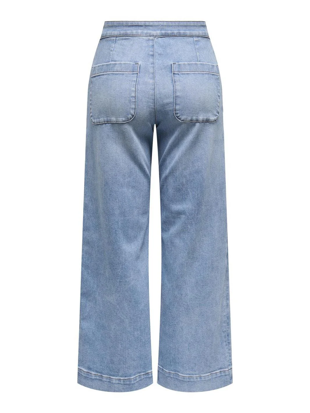 Only - Onlmadison Button Wide Gen223Noos - 4813364 Light Blue Denim - Image 2