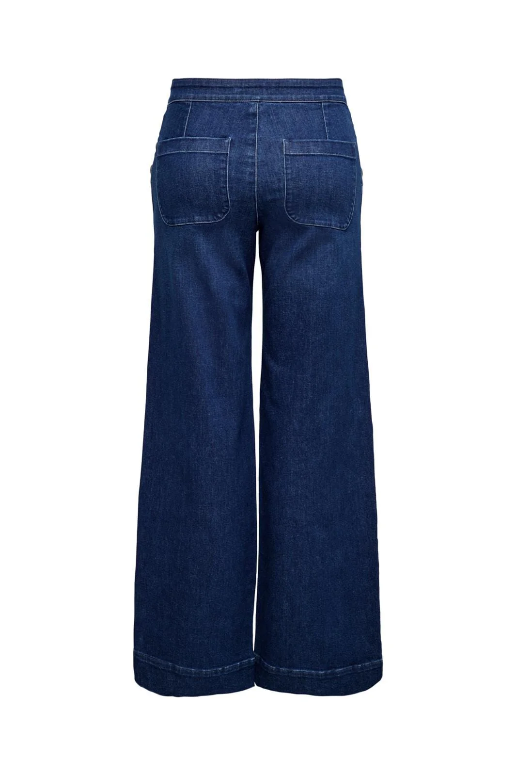 Only - Onlmadison Button Wide Gen533Noos - 4388373 Dark Medium Blue Denim - Image 6