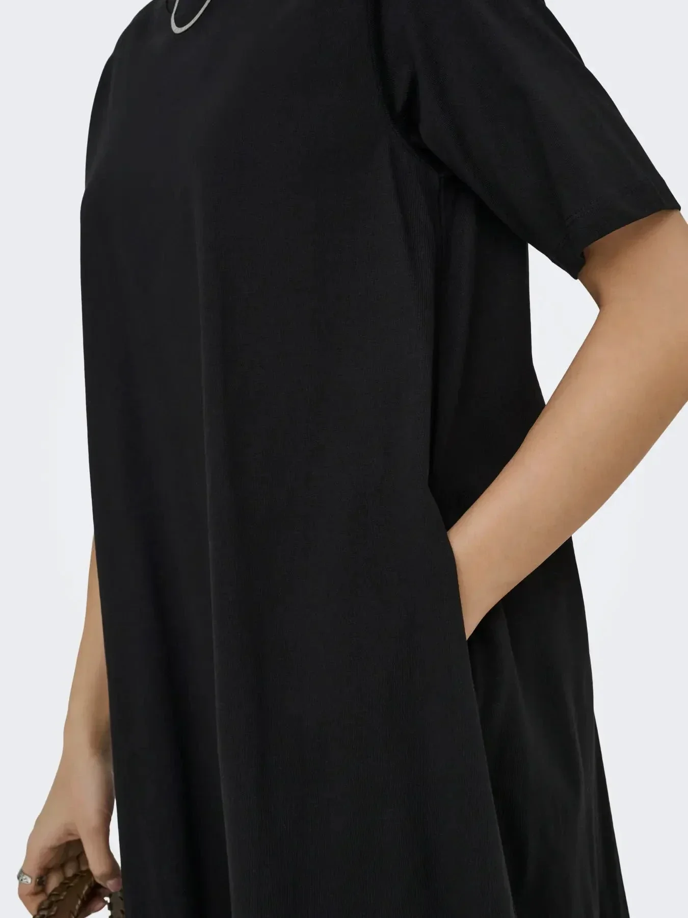 Only - Onlmara S/S Pocket Dress - 5021172 Black - Image 6