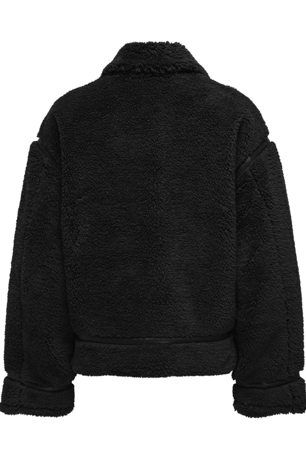 Only - Onlmichelle Teddy Jacket - 4630647 Black - Image 2