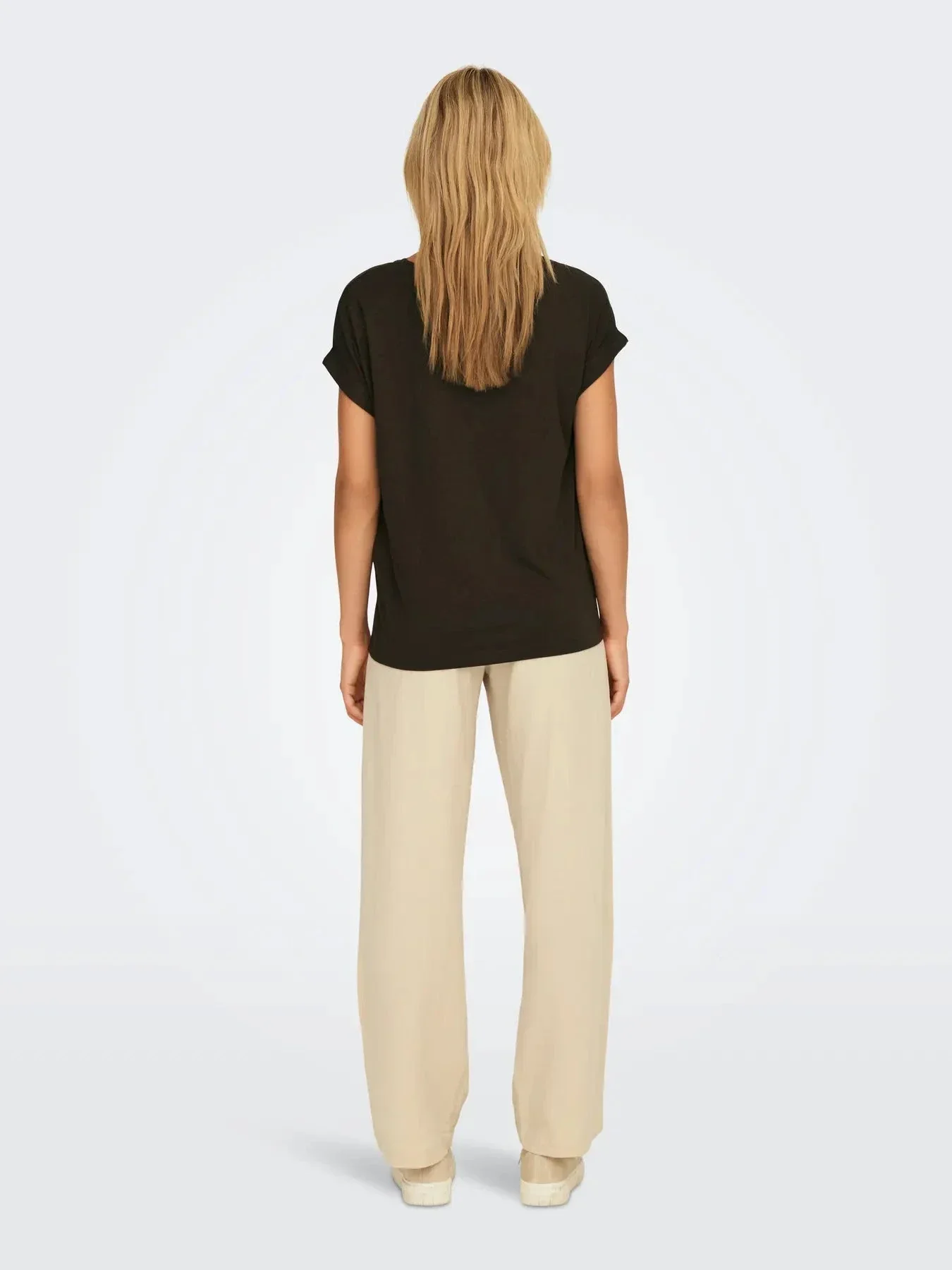 Only - Onlmoster S/S O-Neck Top - 4336607 Demitasse - Image 2