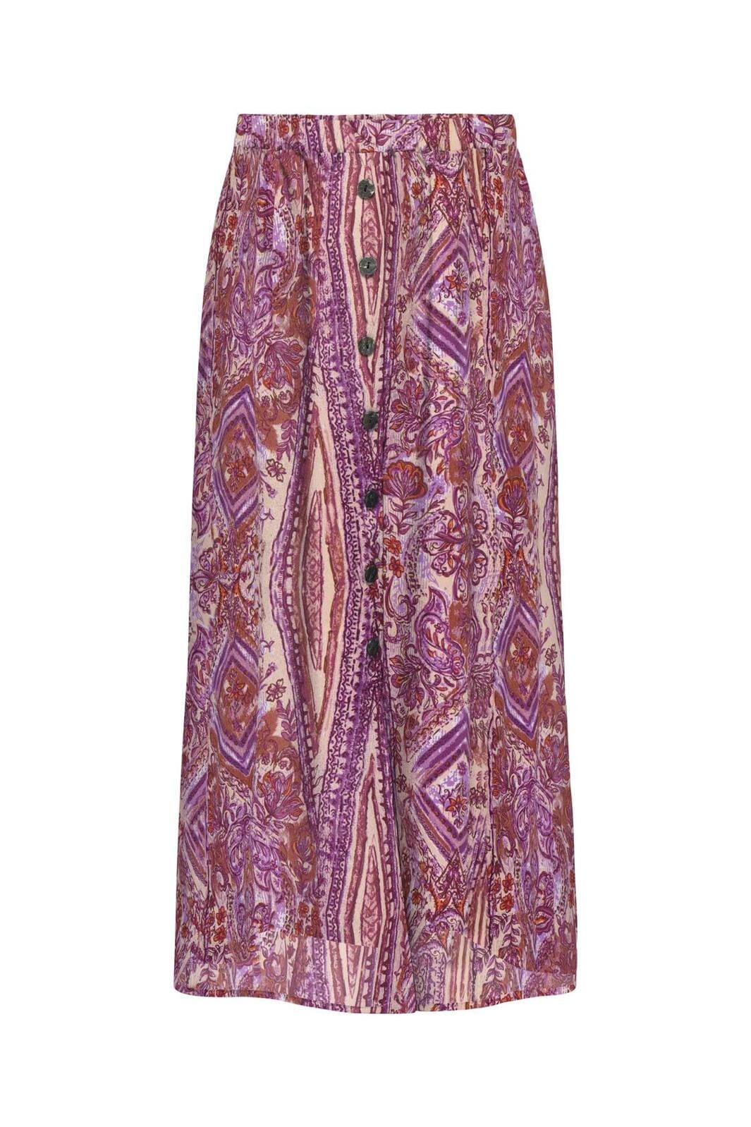 Only - Onlnova Life Elite Button Skirt - 4696729 Fuchsia Fedora 617 Bohobabe