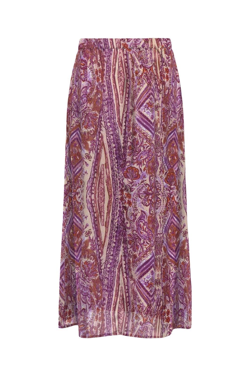 Only - Onlnova Life Elite Button Skirt - 4696729 Fuchsia Fedora 617 Bohobabe - Image 2
