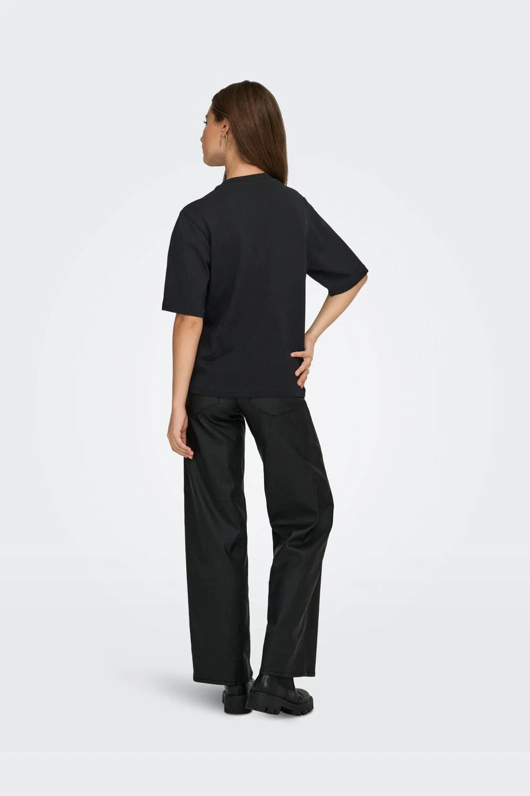 Only - Onlpuri Life S/S Top Box Pri - 4955266 Black Electric + Label Puri Thunder - Image 5