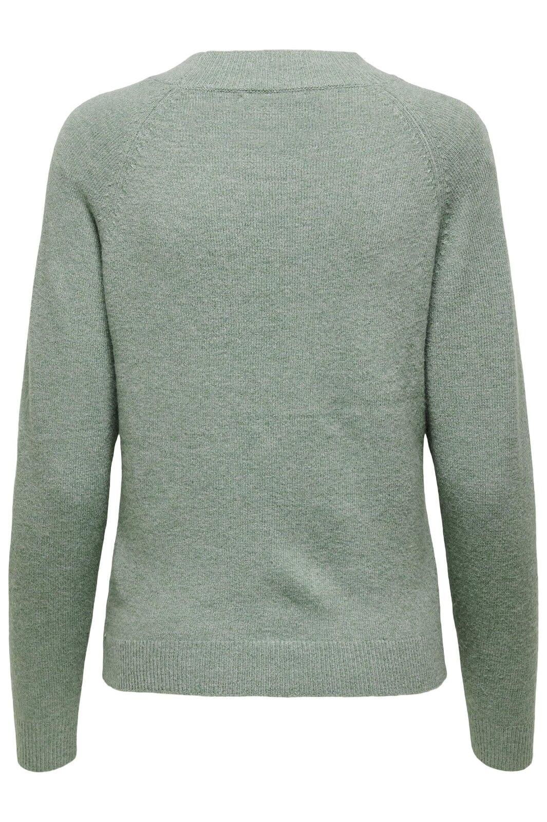 Only - Onlrica Life L/S Pullover Knt - 3601186 Chinois Green White Melange - Image 3