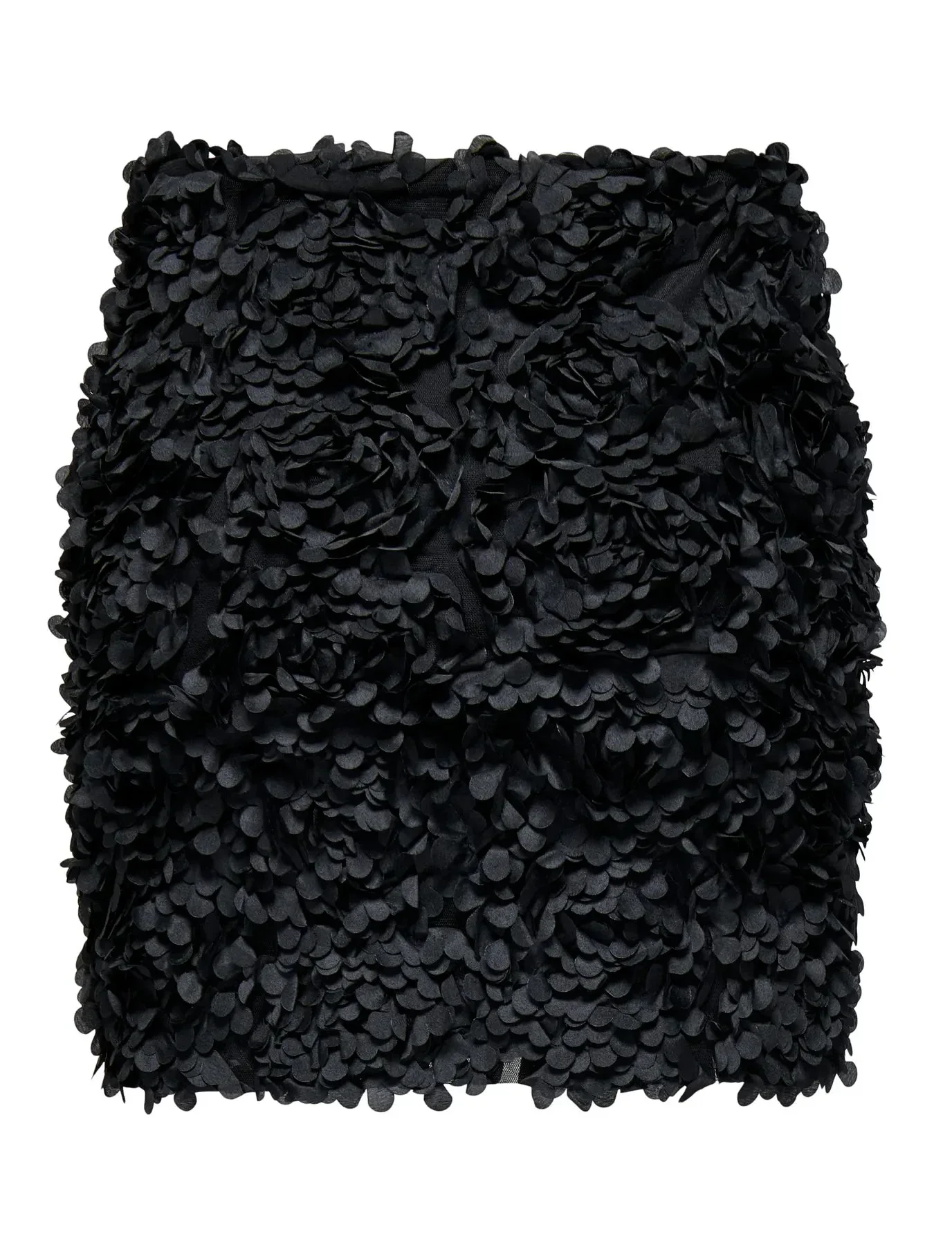 Only - Onlrosebloom Short Skirt - 4913284 Black Rose Flower (Black) - Image 2