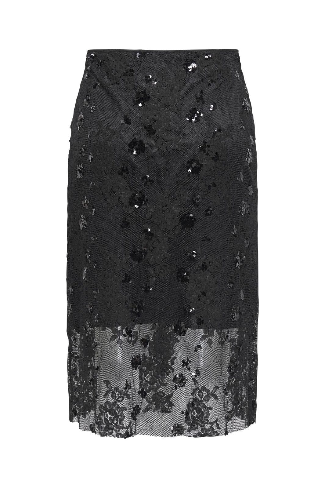 Only - Onlsinna Lace Skirt Xt - 4838760 Black - Image 3