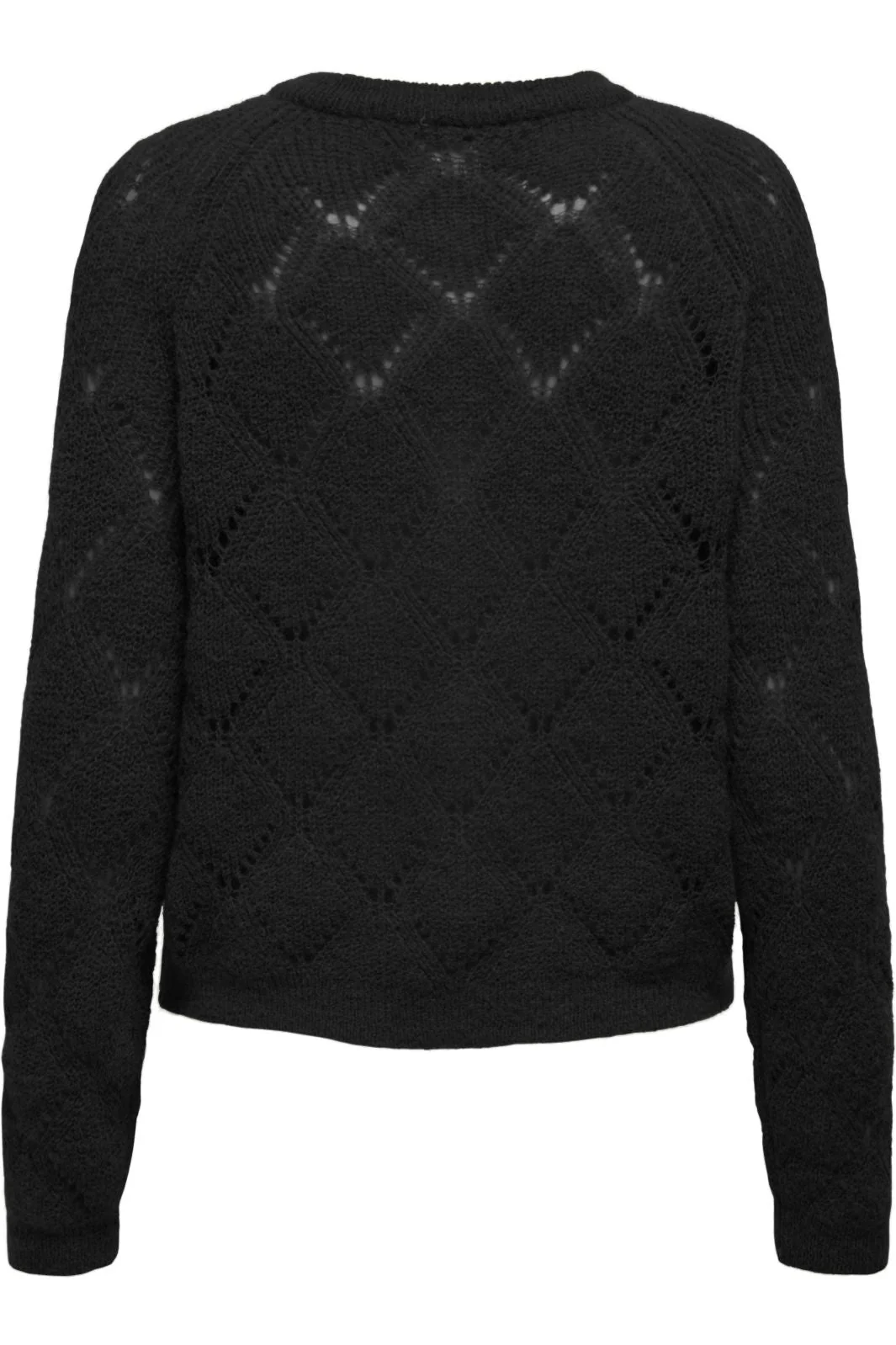 Only - Onlsusia Life Ls Structu Cardigan Cc Knt - 4852975 Black - Image 2