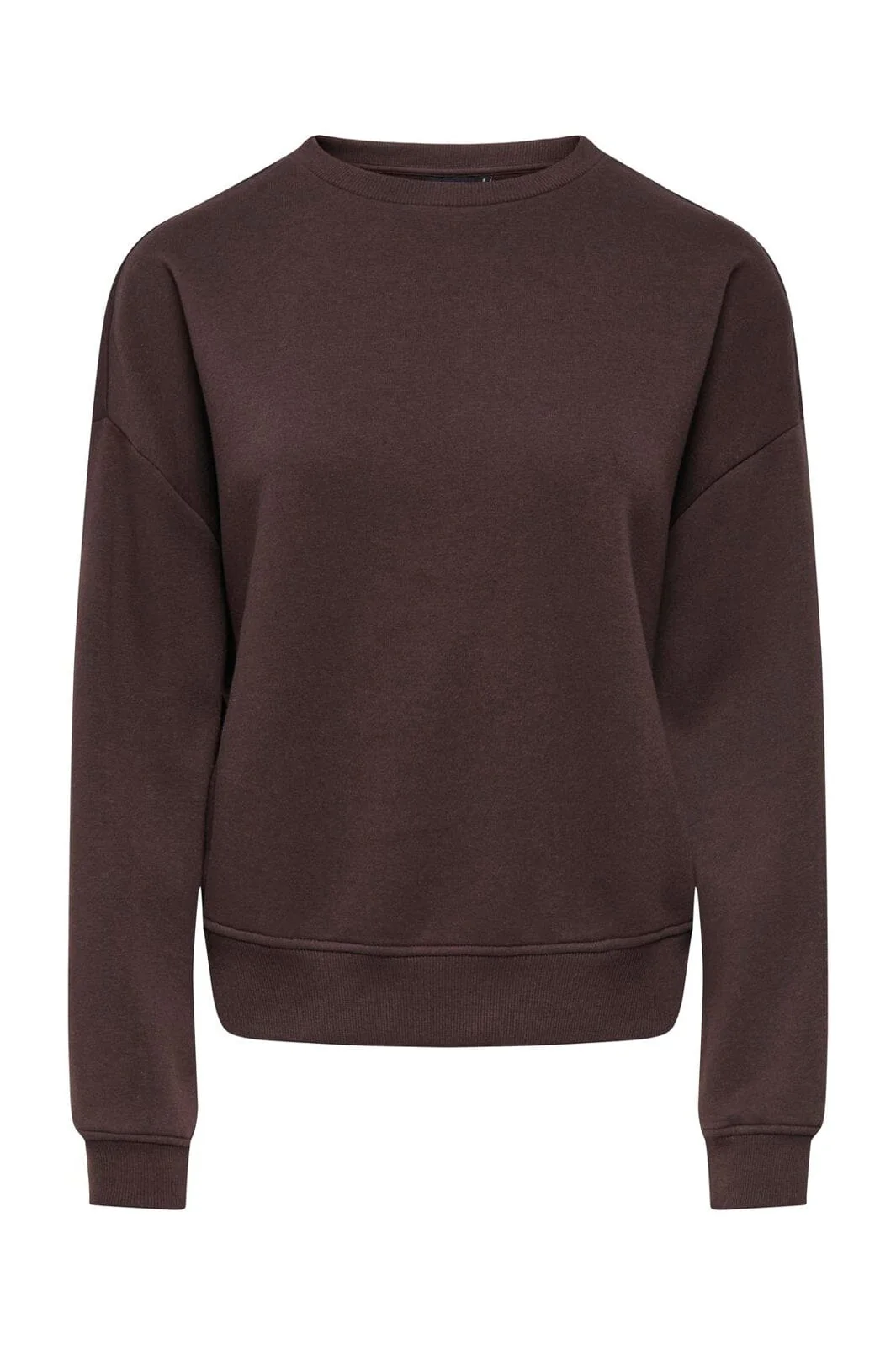 Only - Onlsweat Life L/S Crew Oversize Swt - 5045880 Coffee Bean