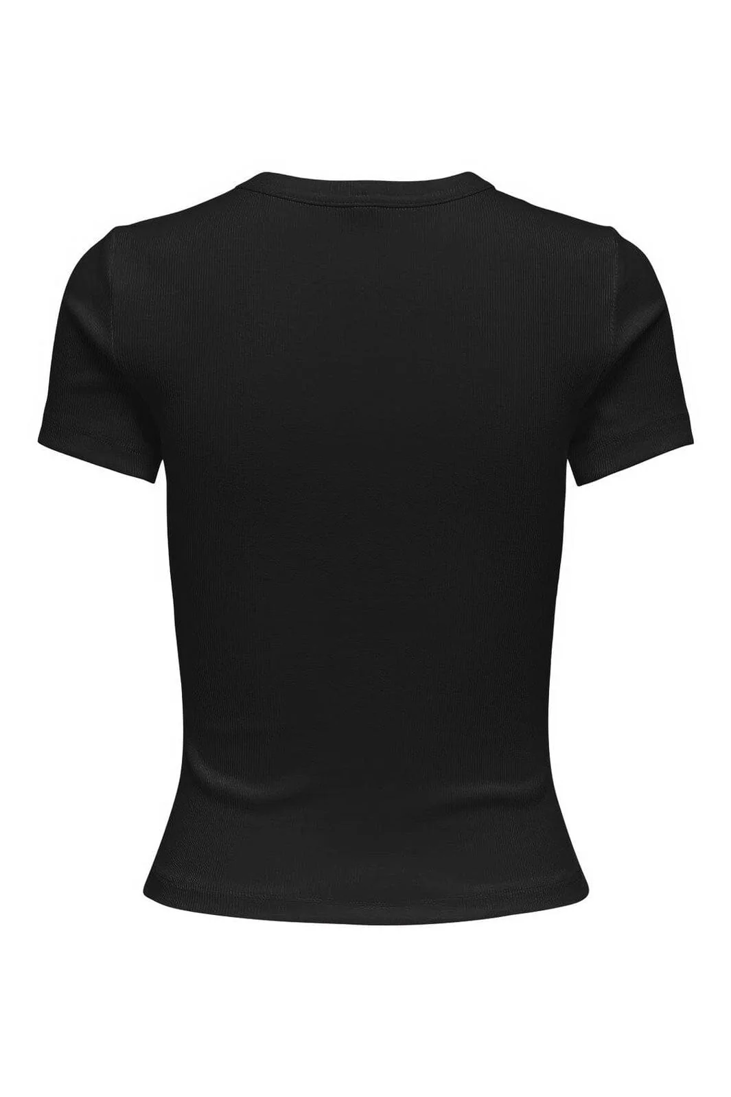 Only - Onlval Life S/S O-Neck Top - 4963288 Black - Image 2