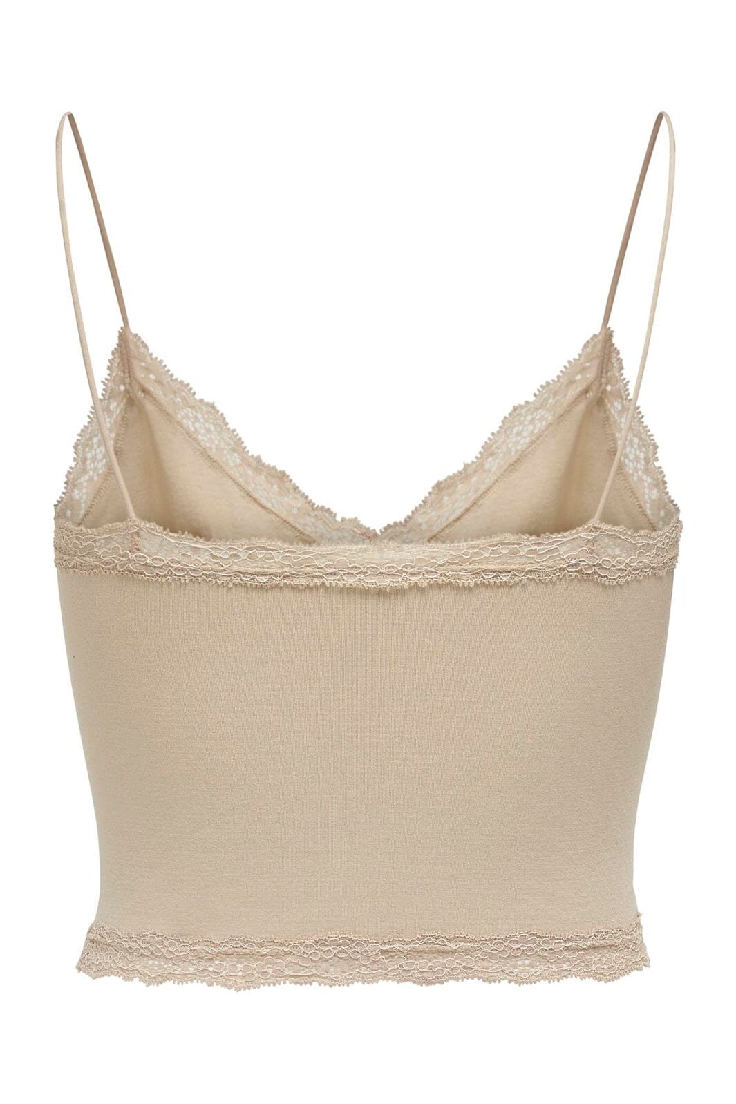 Only - Onlvicky Lace Seamless Cropped Top - 3517188 Peach Taffy - Image 6