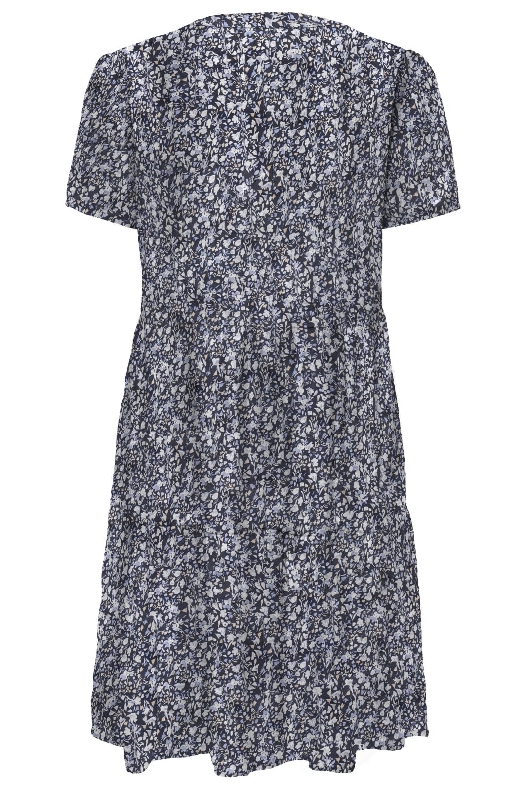 Only - Onlzally Life S/S Thea Dress 15262674 - 4800839 - Night Sky Sofia White Blue Ditsy - Image 2