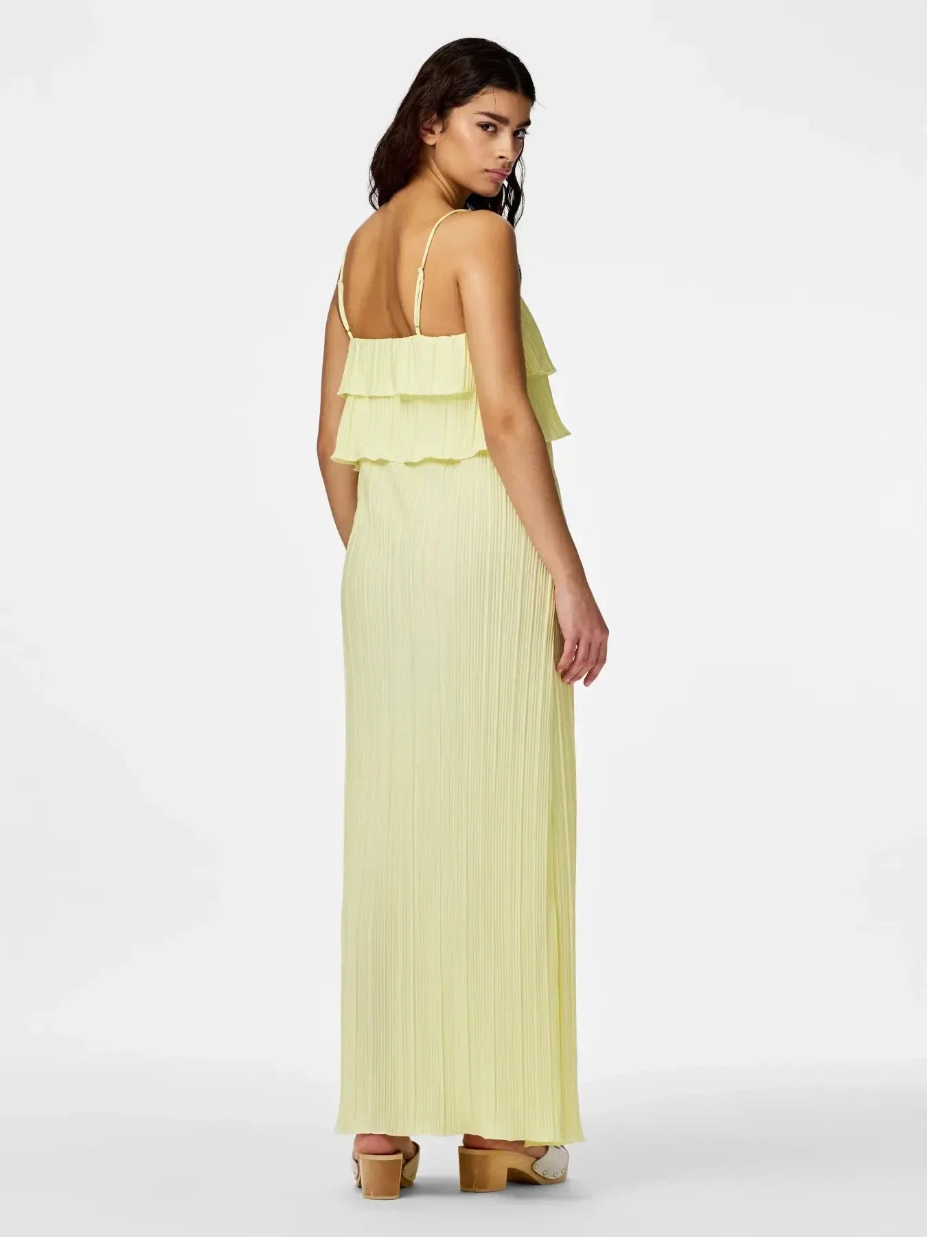 Pieces - Pcamber Sl Ankle Layred Dress Kca - 5048789 French Vanilla - Image 4