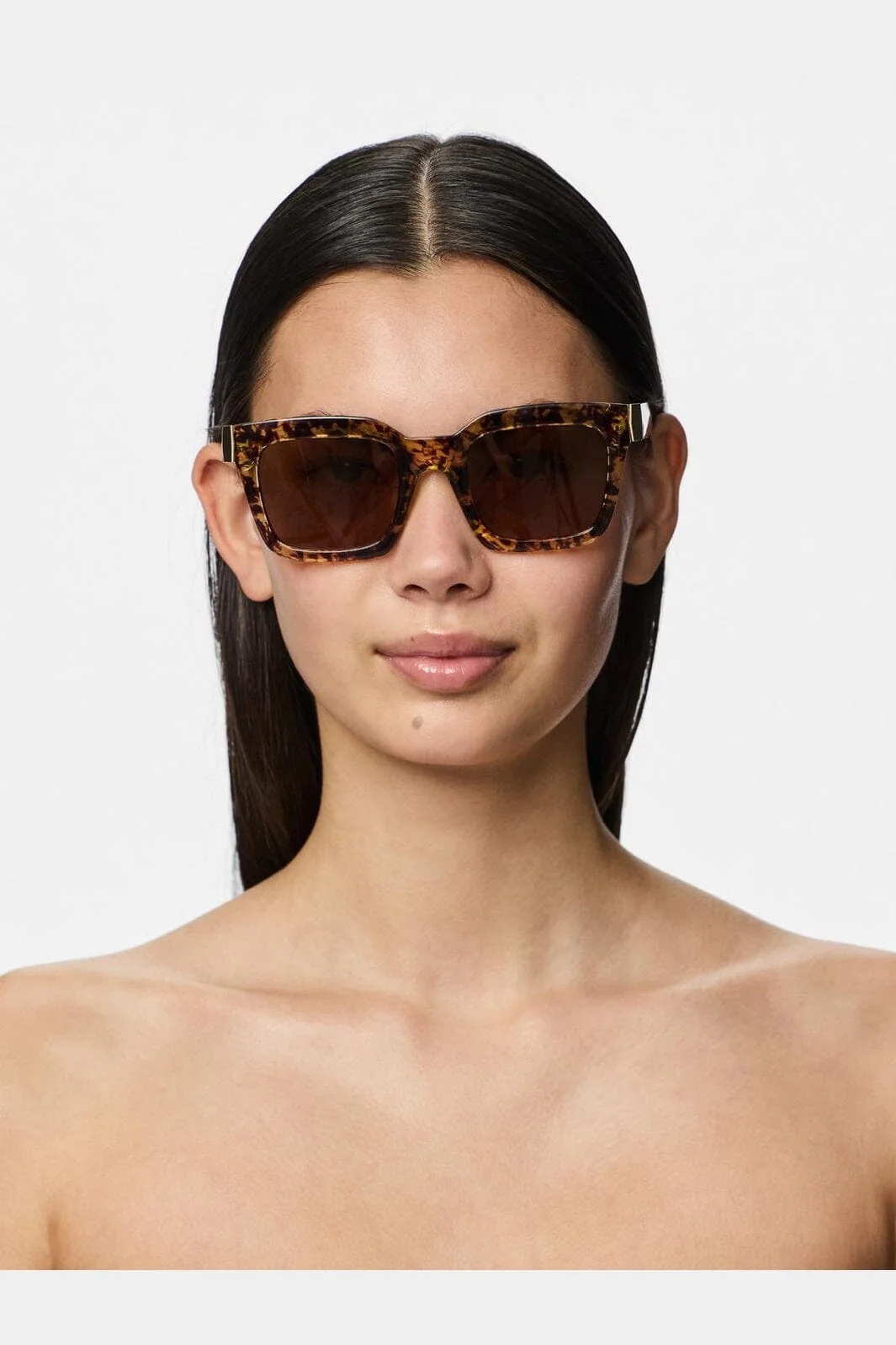 Pieces - Pcballa Sunglasses - 4657619 Brown Sugar Turtle - Image 2