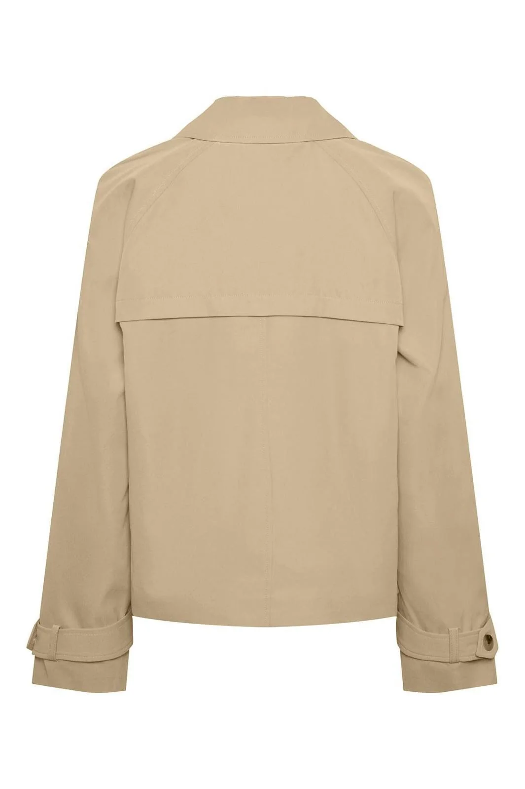 Pieces - Pcbille Short Trenchcoat - 4443826 Warm Sand - Image 2