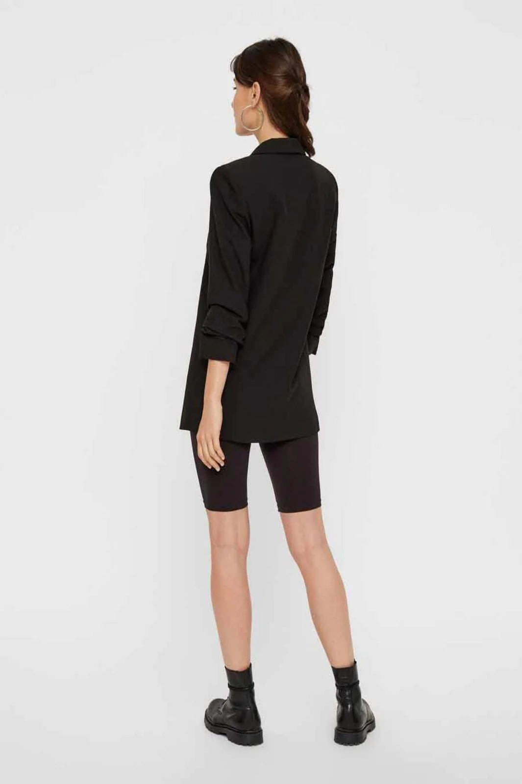 Pieces - PCBosella 3/4 Blazer - Black - Image 4