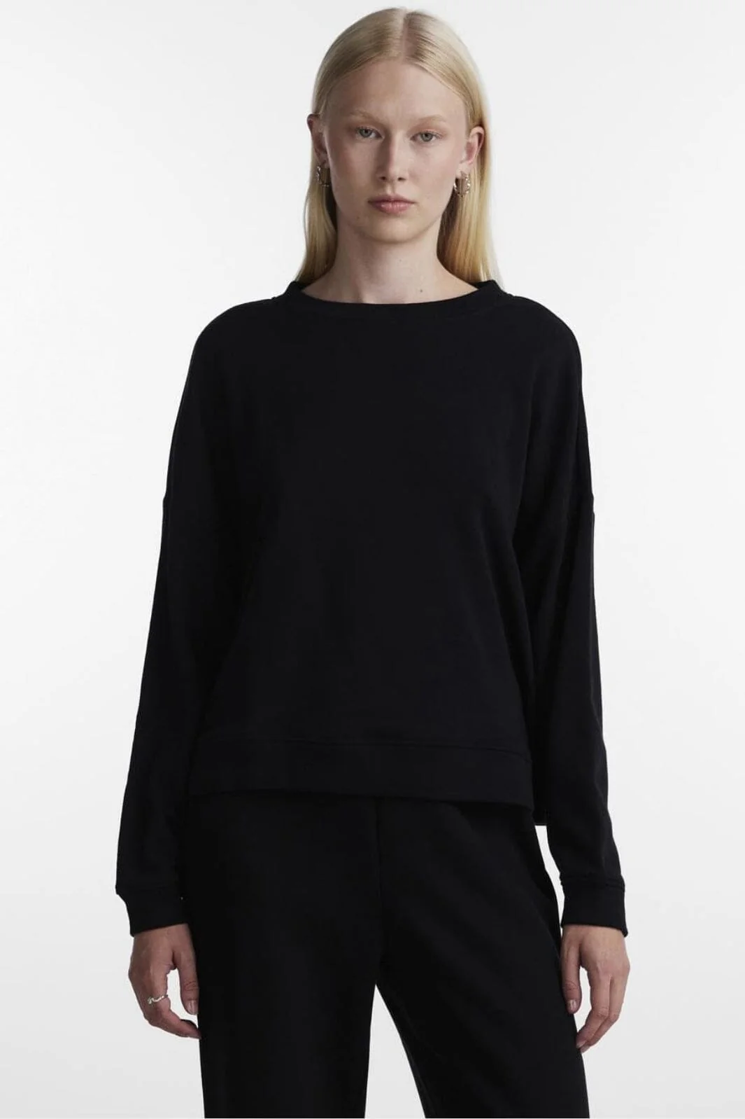 Pieces - Pcchilli Ls Sweat - 3600582 Black - Image 5