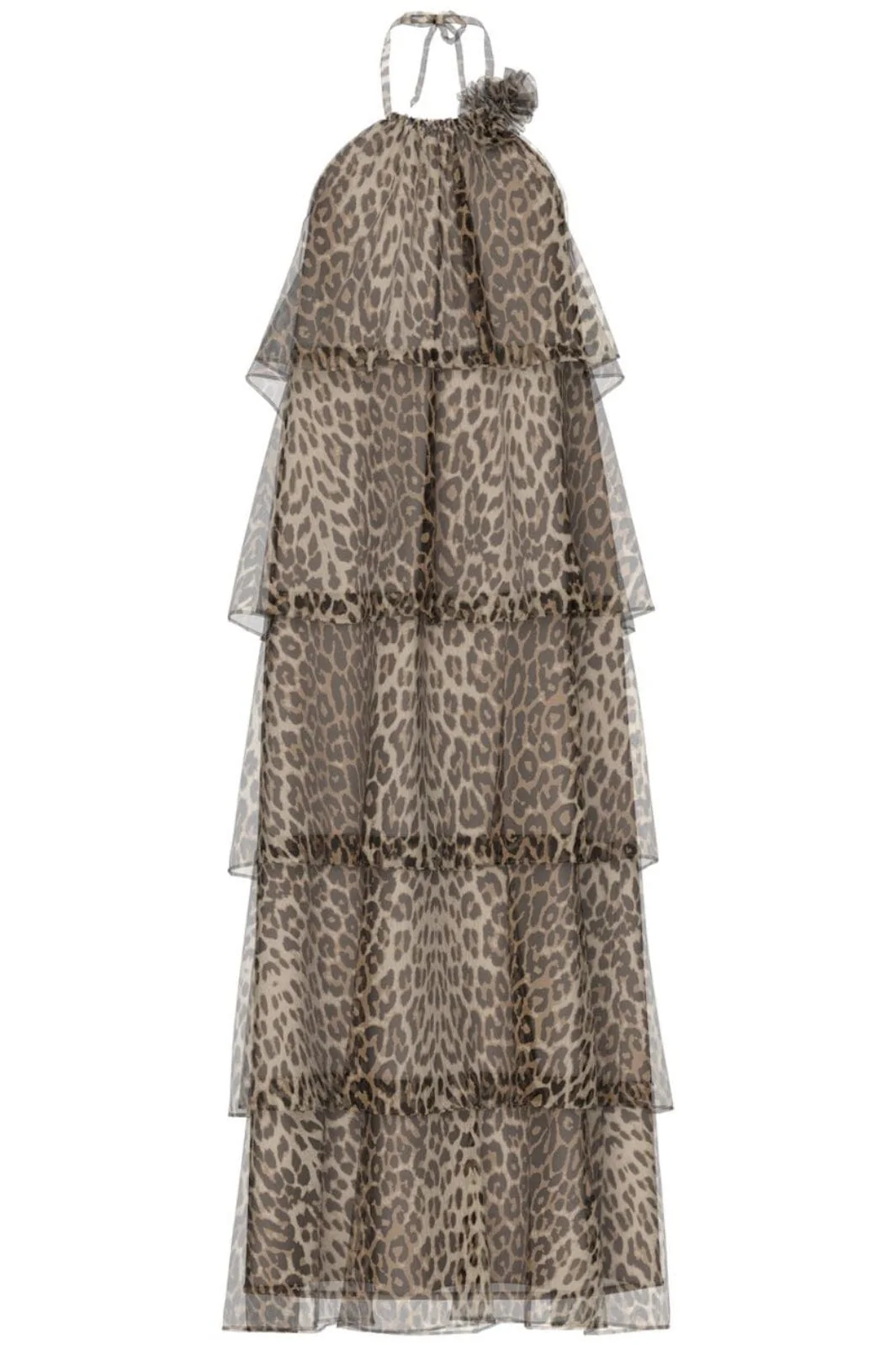 Pieces - Pcclara Sl Long Layred Dress Kca - 4785296 Black Leo