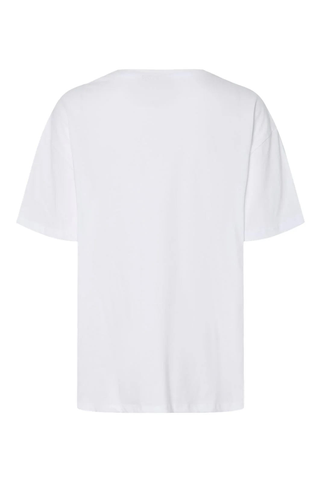 Pieces - Pcfiona Ss O-Neck Tee Fsy - 4747515 Bright White Twany Port Print - Image 2