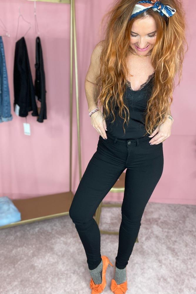 Pieces - PcHighskin Wear Jeggings - Black - Image 4