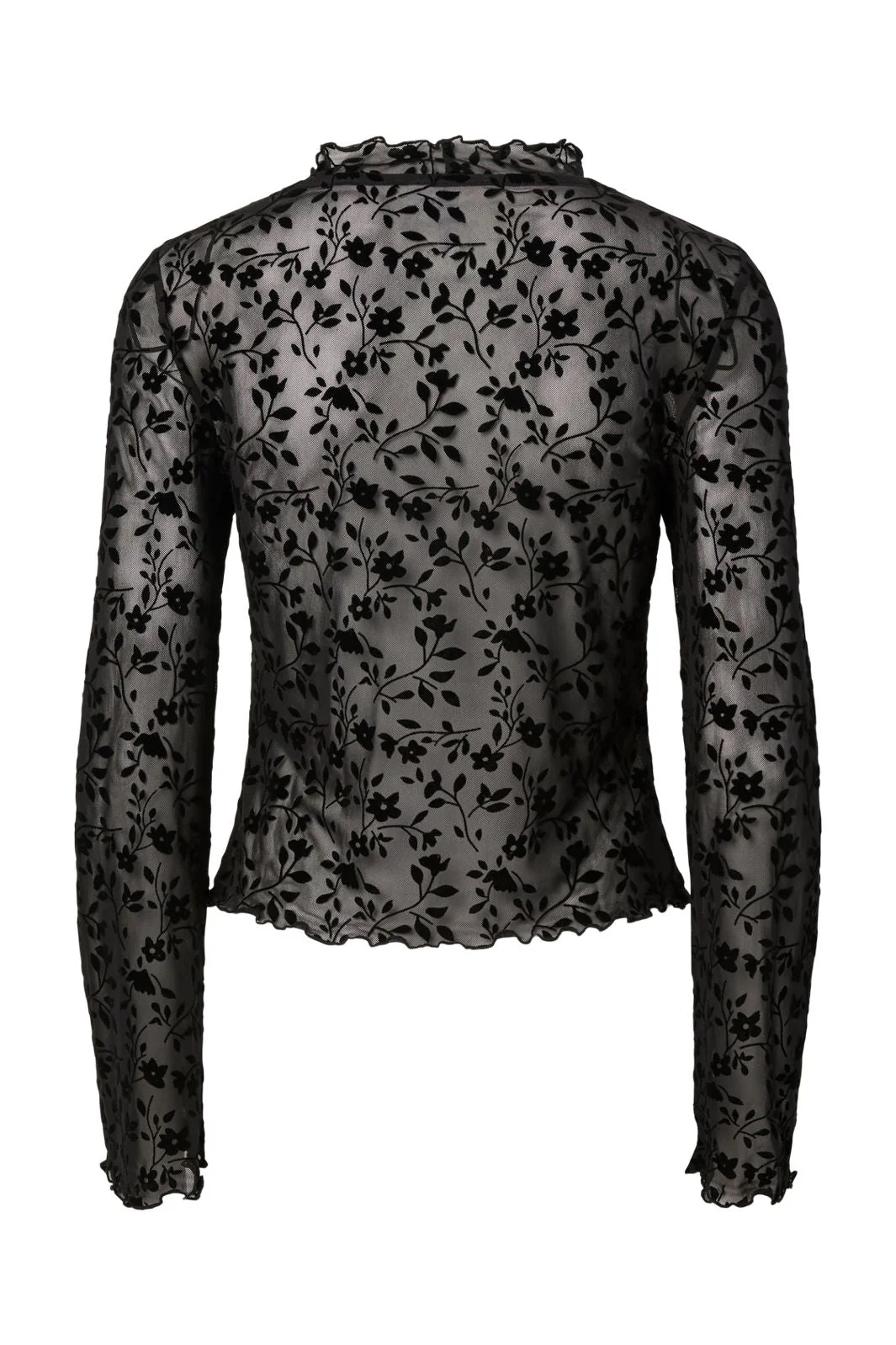Pieces - Pcislie Ls Tie Top Jsr Fsy Pp - 5052368 Black Flower - Image 2