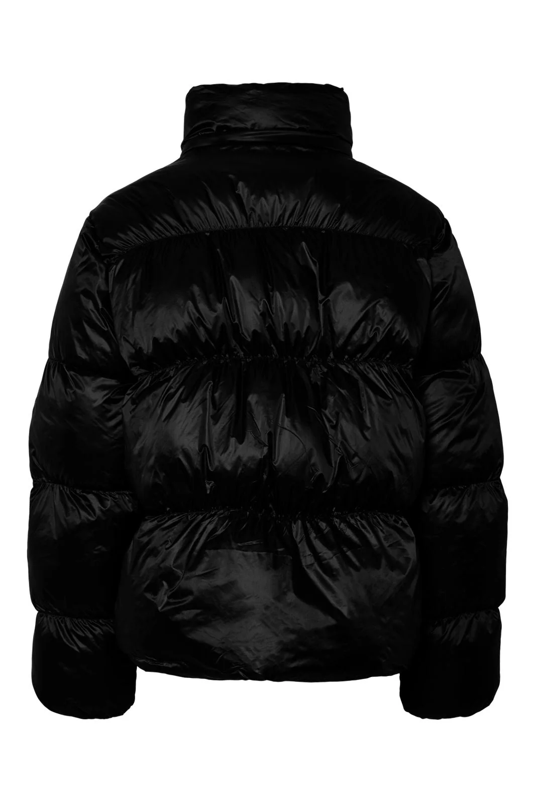 Pieces - Pcmilla Shiny Puffer Jacket - 4942996 Black - Image 5