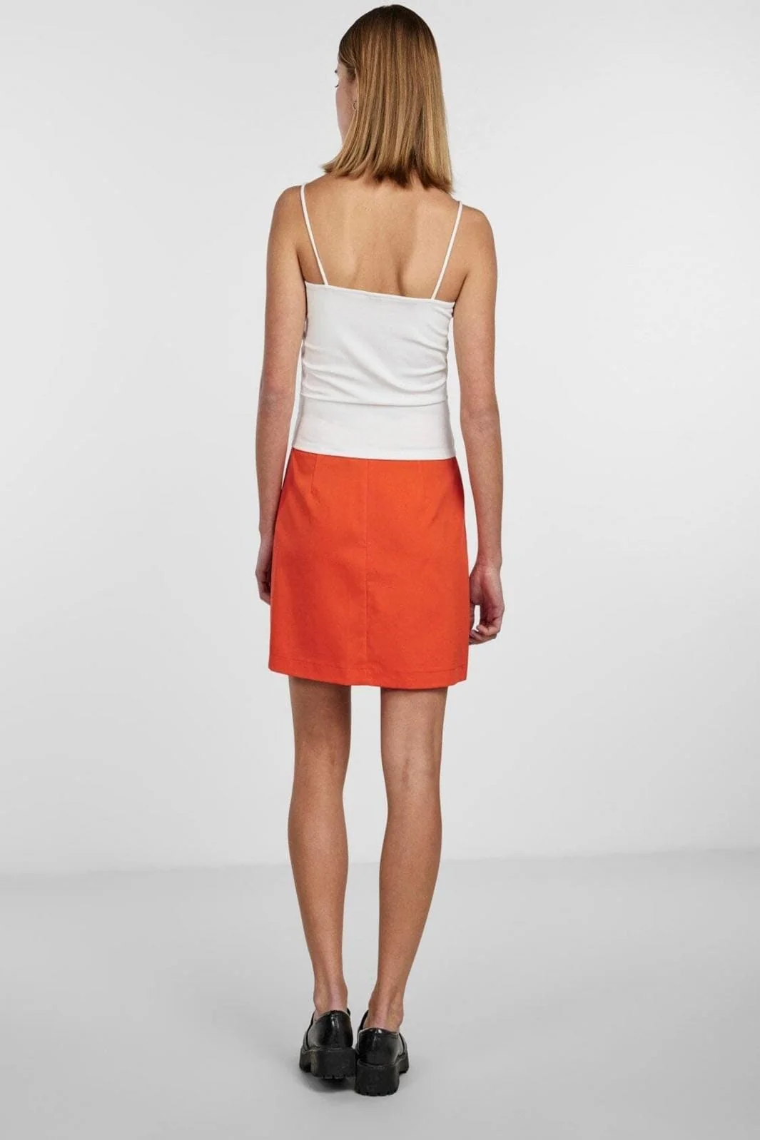 Pieces - Pcminni Strap Top - 4318970 Bright White - Image 5