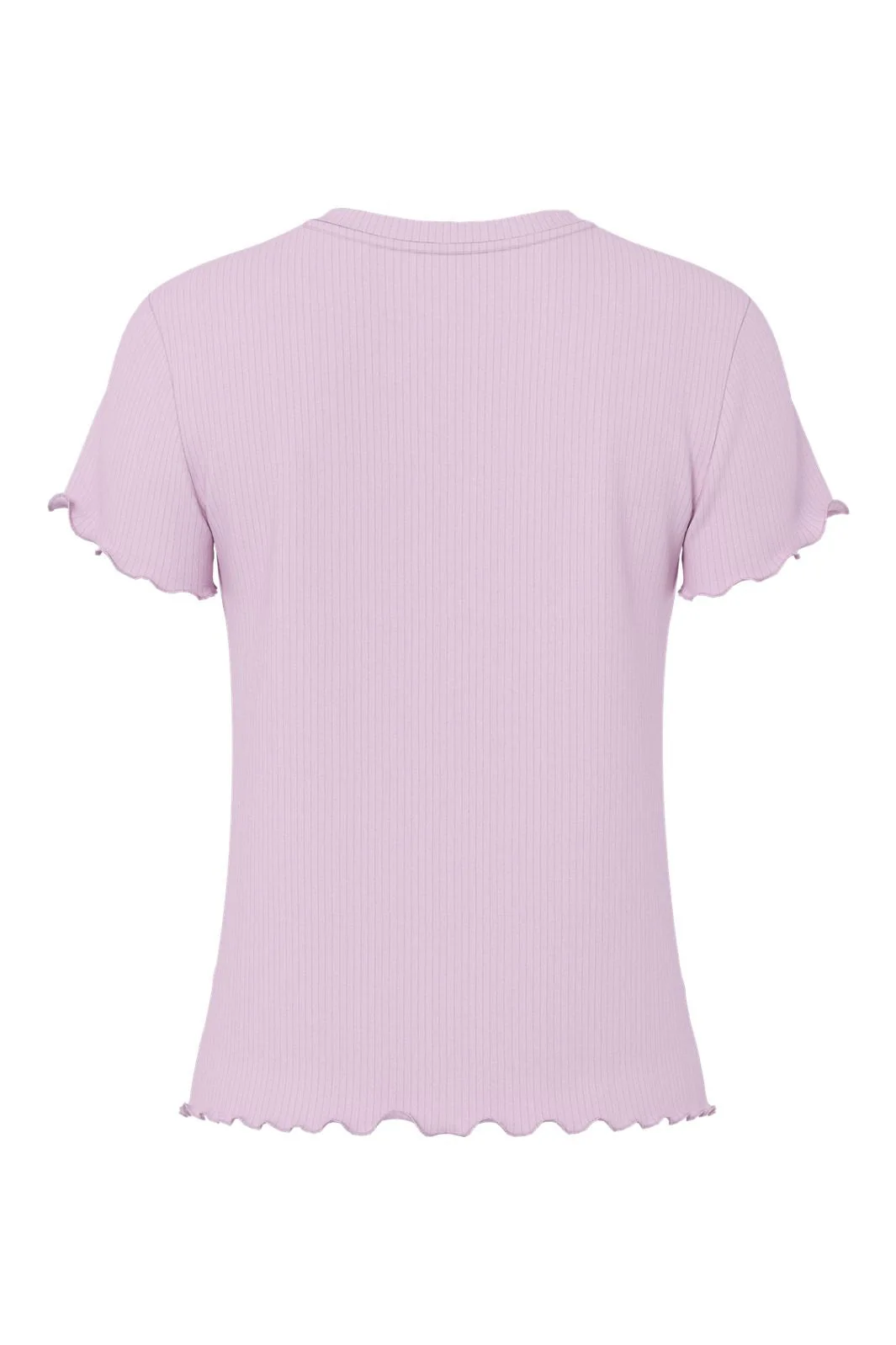 Pieces - Pcnicca Ss O-Neck Top - 4902436 Winsome Orchid - Image 2