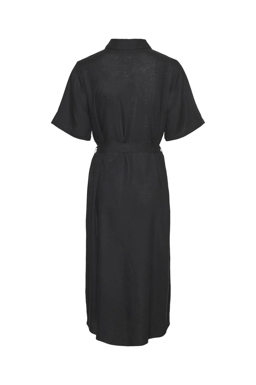Pieces - Pcpia 2/4 Midi Shirt Dress - 4582106 Black - Image 2