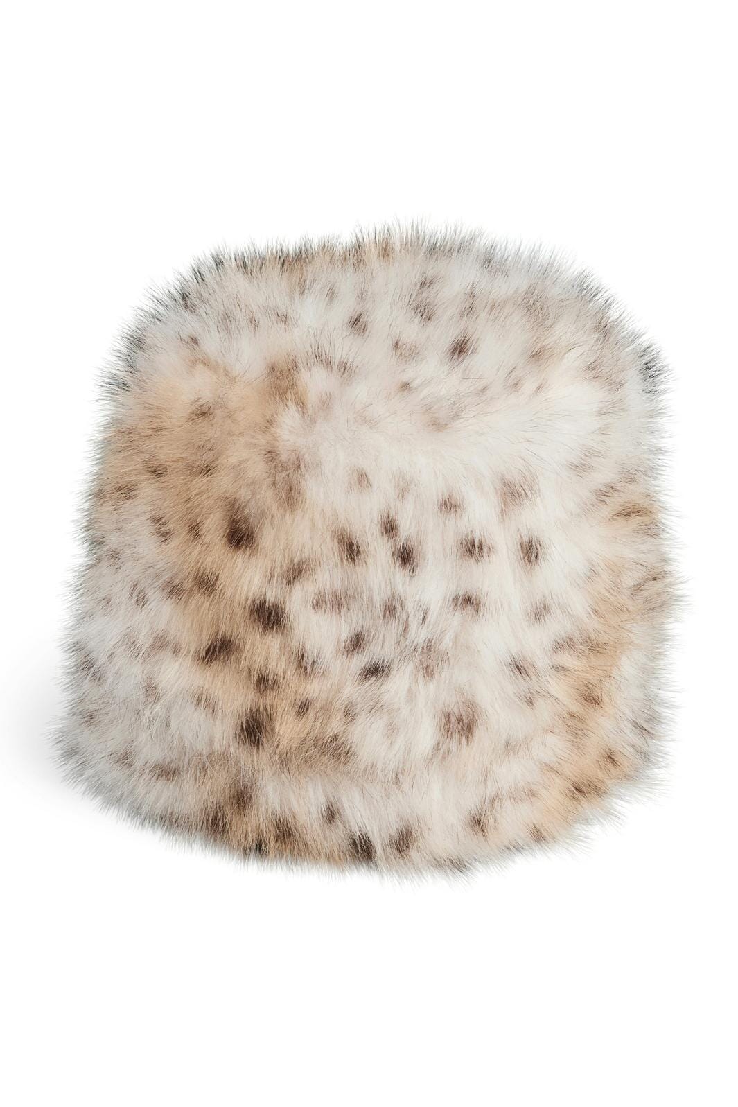 Pieces - Pcplush Fluffy Hat - 5023238 Cloud Dancer Leopard - Image 4