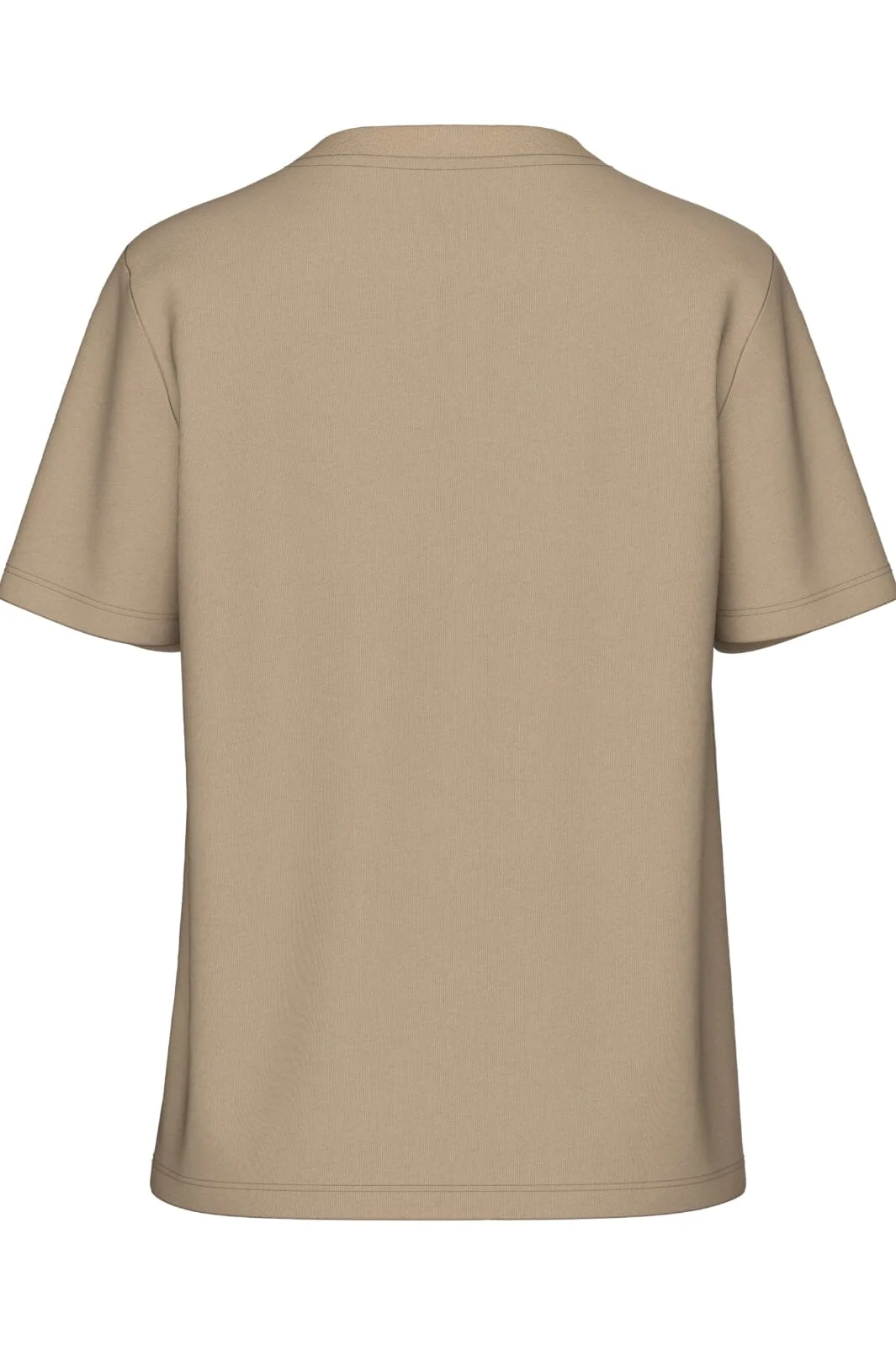 Pieces - Pcria Ss Solid Tee - 4280158 Silver Mink - Image 4