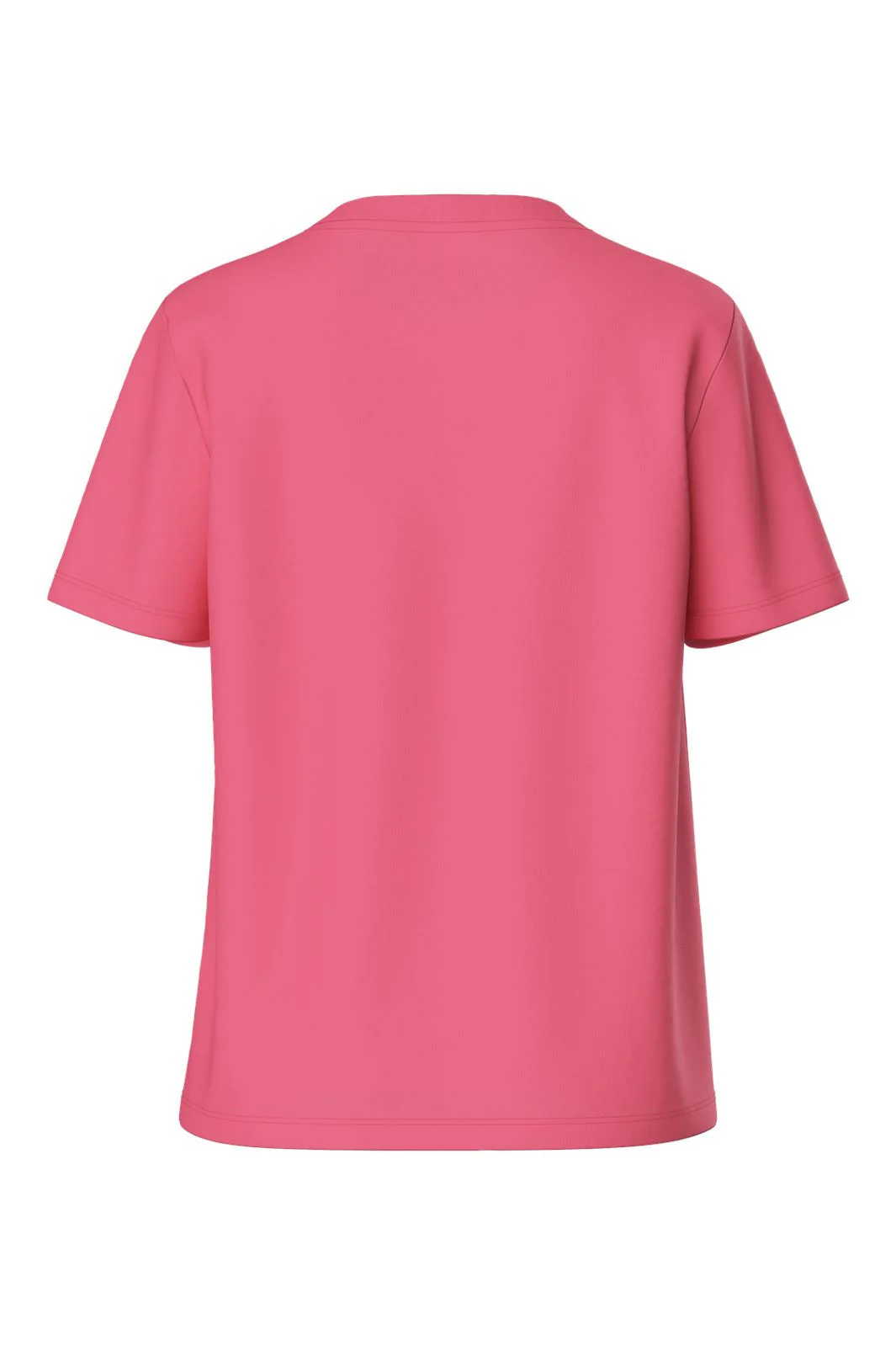 Pieces - Pcria Ss Solid Tee - 4657630 Pink Lemonade - Image 2