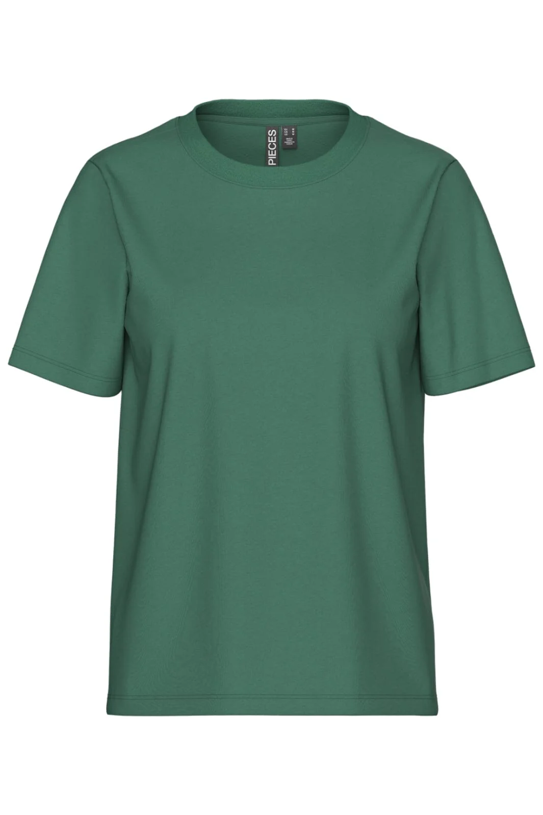 Pieces - Pcria Ss Solid Tee - 4858422 Hunter Green