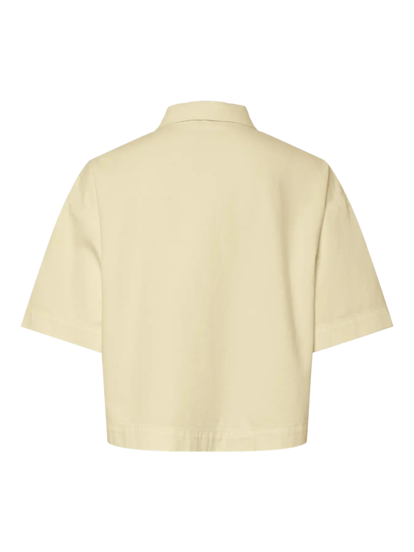 Pieces - Pcsky Ss A-Shape Denim Top - 4992607 French Vanilla - Image 2