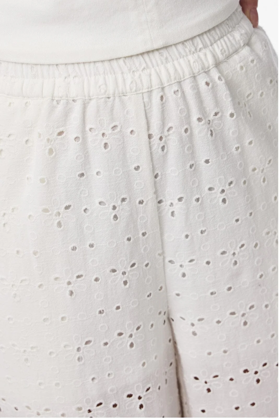 Pieces - Pctyla Wide Pants Pp - 4935355 Cloud Cream - Image 6