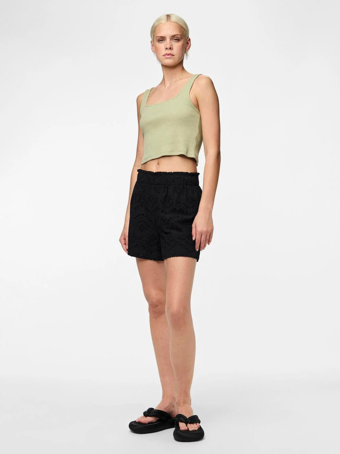 Pieces - Pcvilde Shorts - 4649435 Black - Image 5