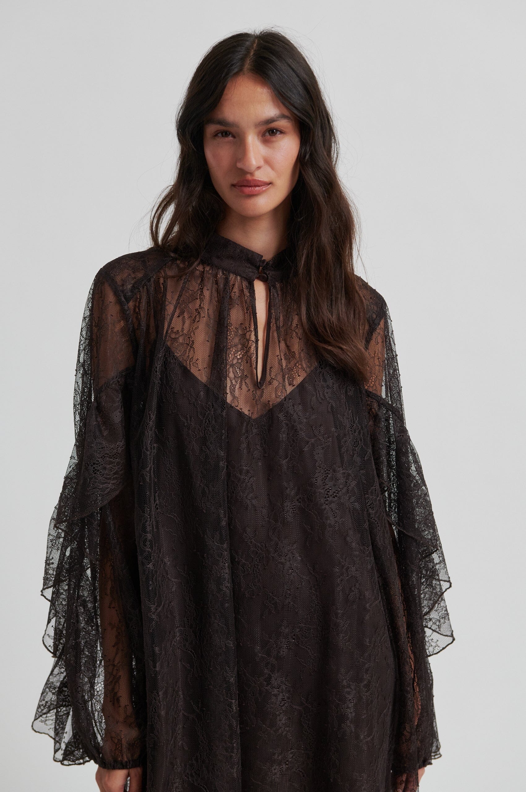 Second Female - Sybell Lace Dress 60508 - 6150 Chocolate Torte - Image 4