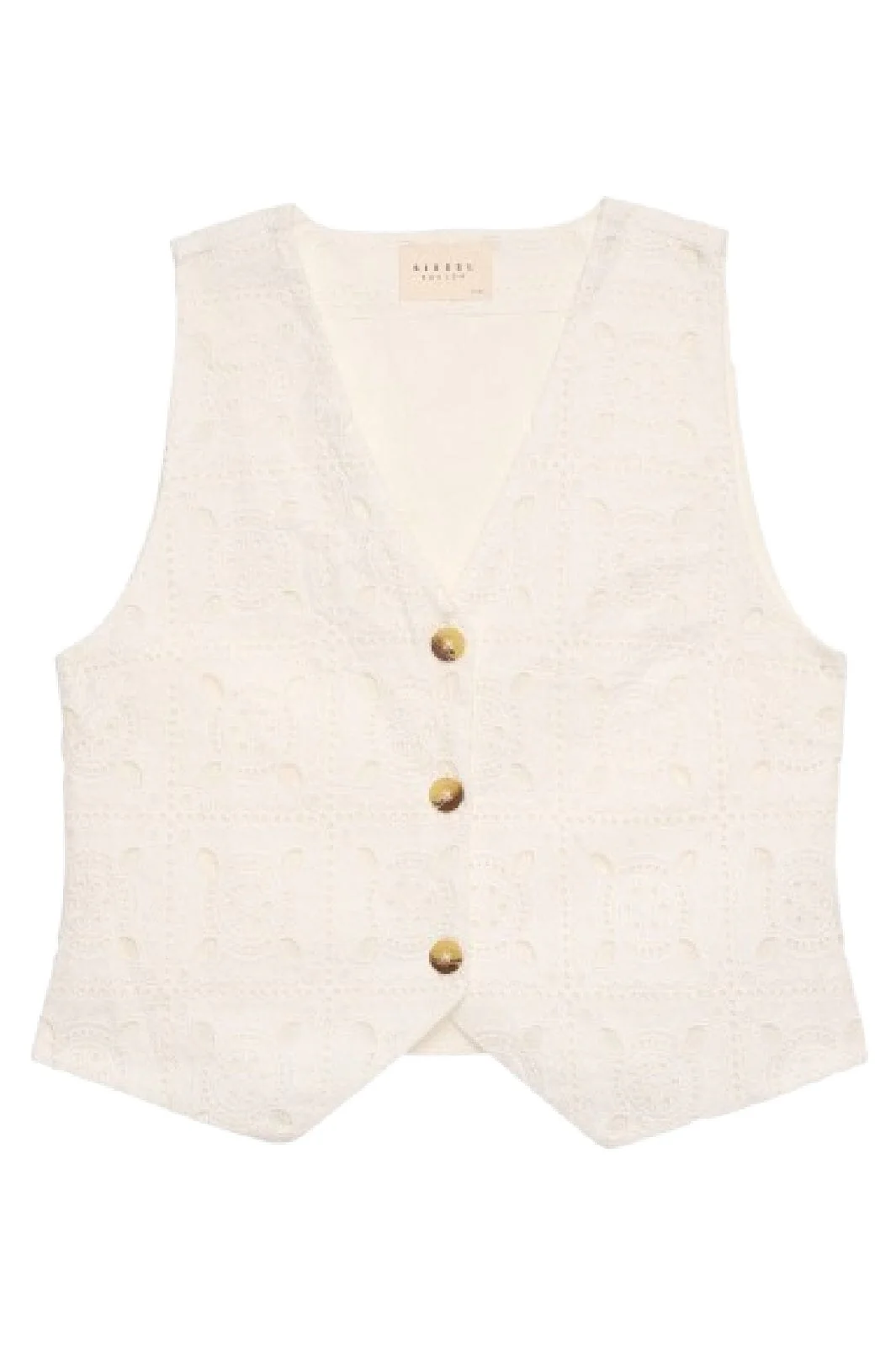 Sissel Edelbo - Debbie Vest SE 1610 - Cream - Image 3