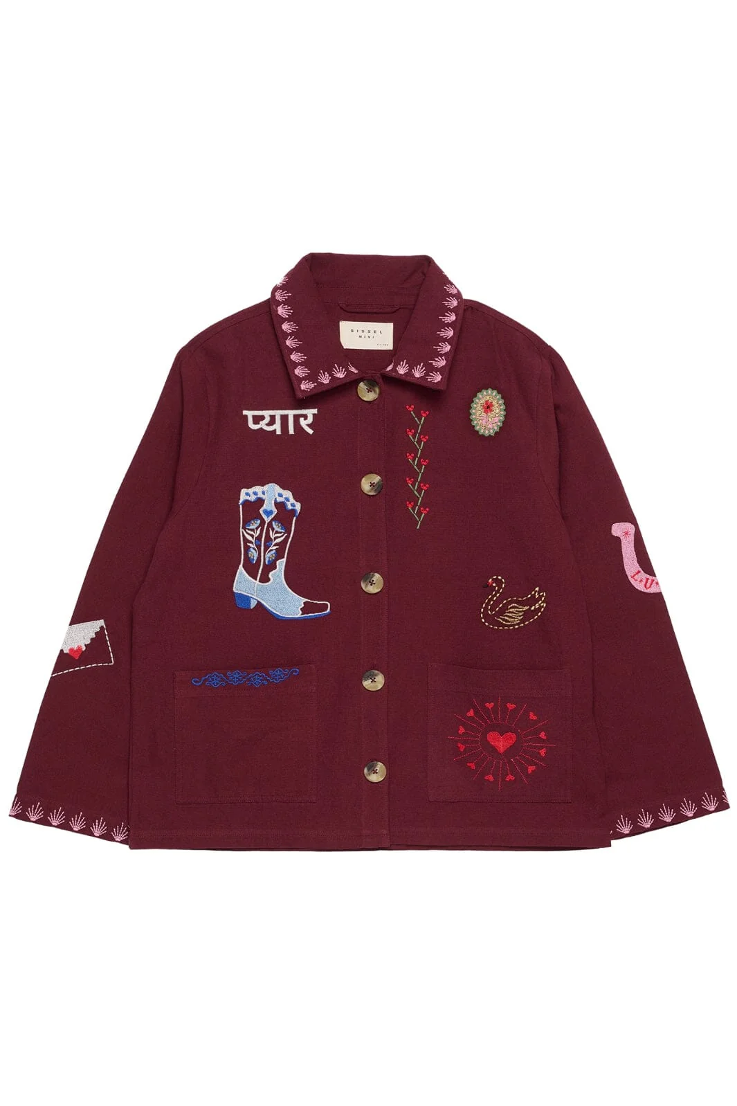 Sissel Edelbo - My MINI Jacket SE 1666 - Burgundy - Image 2