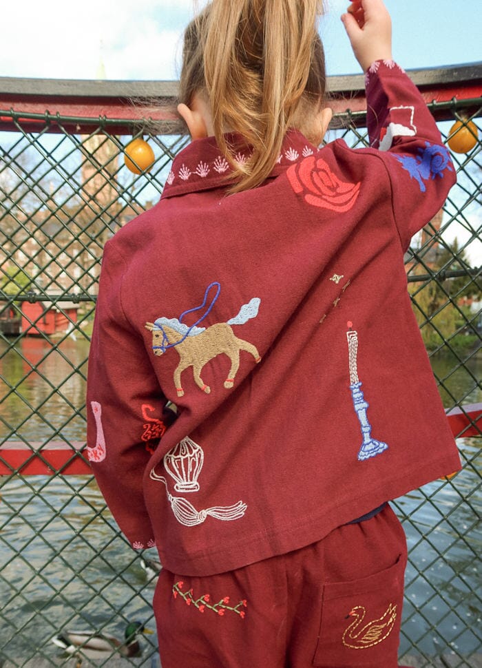Sissel Edelbo - My MINI Jacket SE 1666 - Burgundy - Image 3
