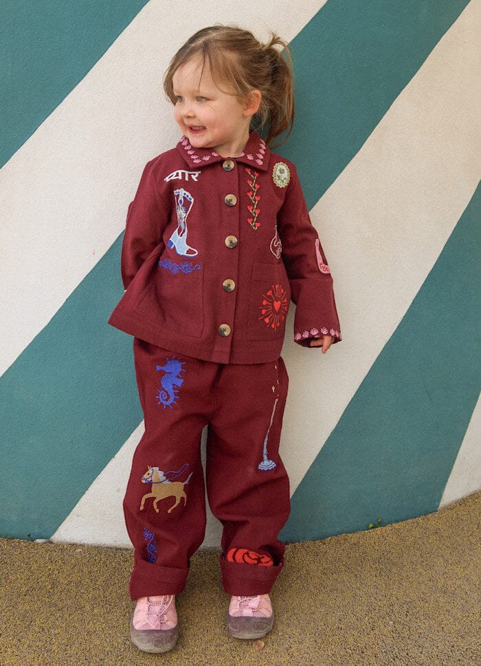 Sissel Edelbo - My MINI Jacket SE 1666 - Burgundy - Image 4