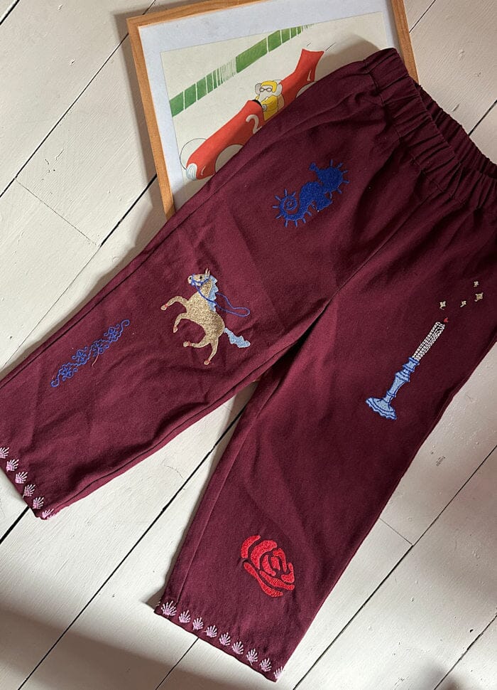 Sissel Edelbo - Oda MINI Pants SE 1669 - Burgundy - Image 5