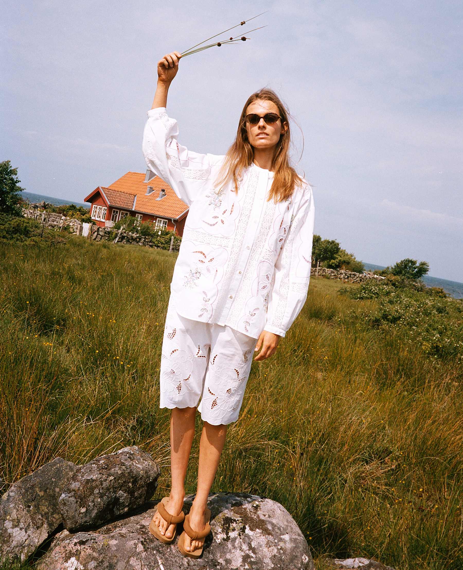 Sissel Edelbo - Sada Shirt SE 1789 - White Pastel - Image 3