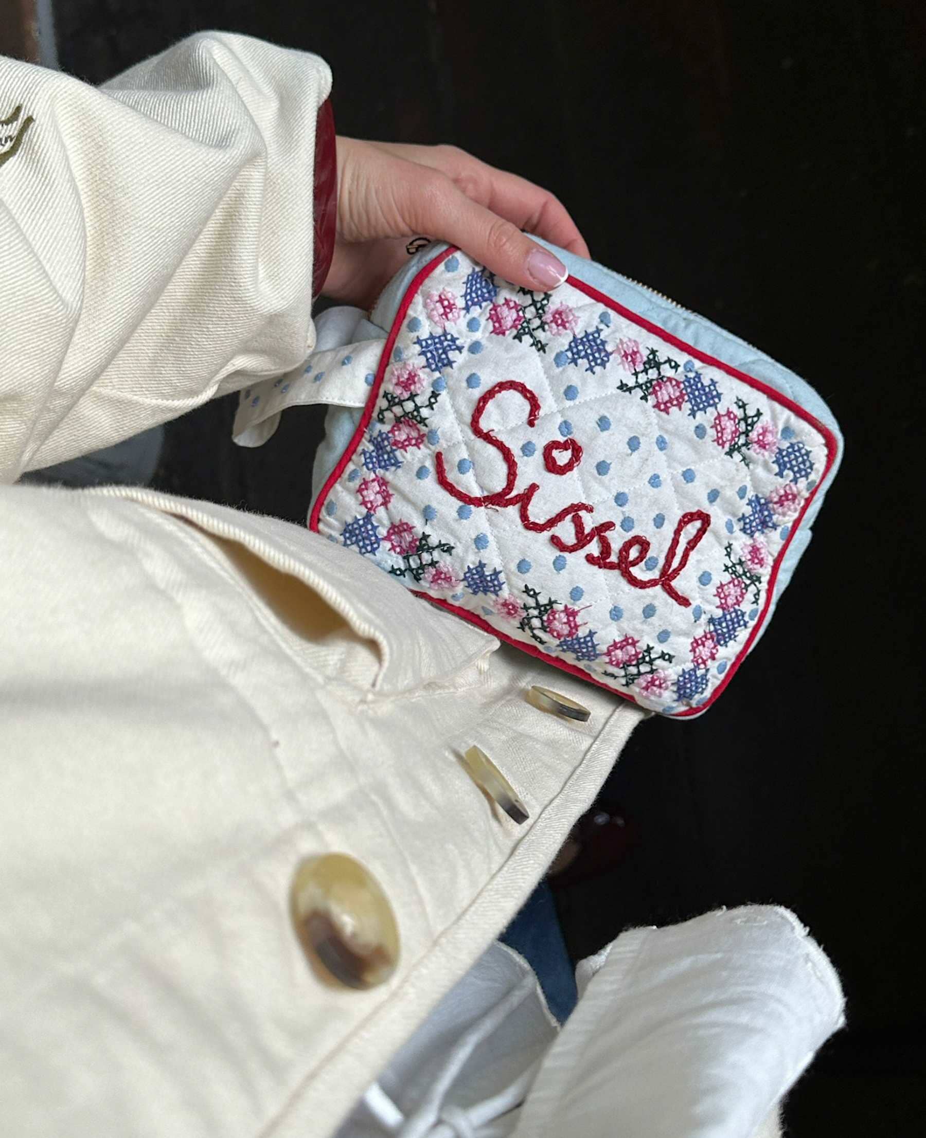 Sissel Edelbo - Yara Cosmetic Bag SE 2002 - Baby Blue - Image 4