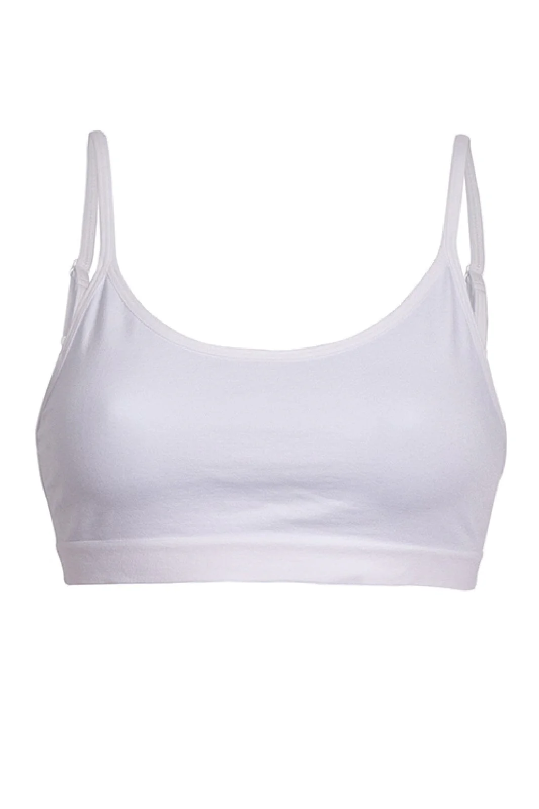 Soft basic - Soffi Bra top narrow strap 2 pak - white - Image 3