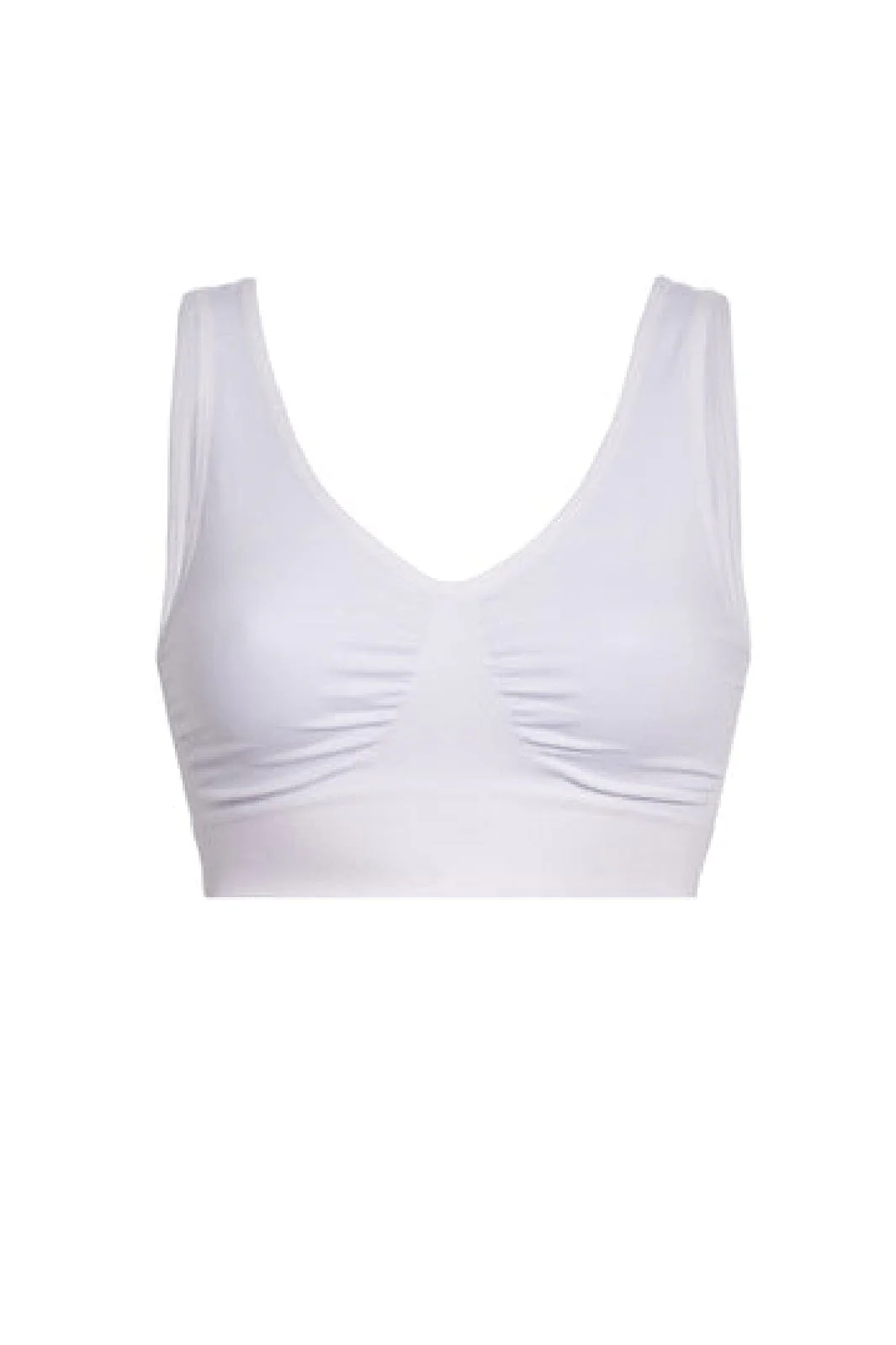 Soft basic - Soffi Bra top wide strap 2 pak - white - Image 3